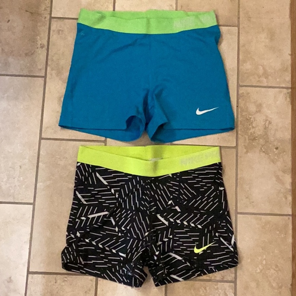 Nike Athletic Shorts Set - Blue and Black